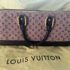 Vintage Burgundy Louis Vuitton Bag